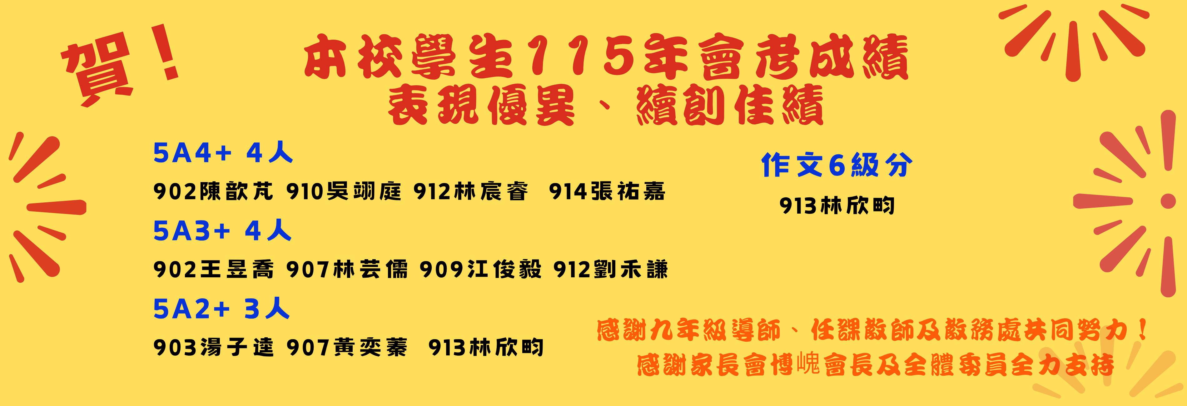 115年國中會考榜單03